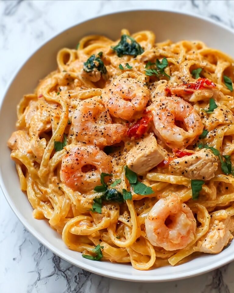 Cajun Chicken and Shrimp Pasta Recipe