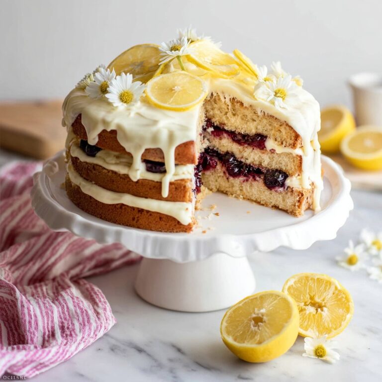 Lemon Blueberry Cake Recipe