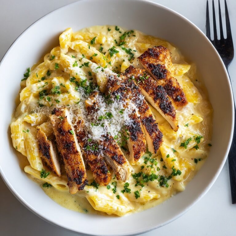 Garlic Parmesan Chicken and Pasta Recipe