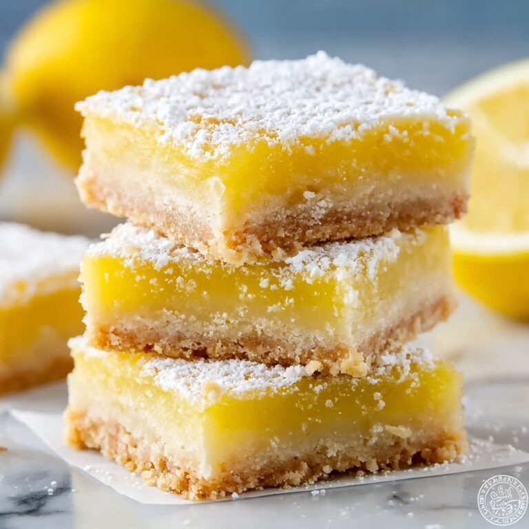 Lemon Bars with Shortbread Crust Recipe